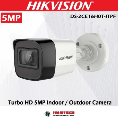 HIKVISION DS-2CE16H0T-ITPF 5MP FIXED MINI BULLET CAMERA