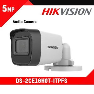 HIKVISION DS-2CE16H0T-ITPFS 5MP AUDIO FIXED MINI BULLET CAMERA