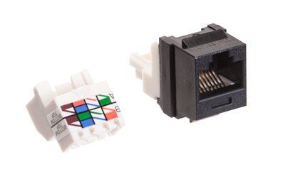 PANDUIT NETKEY INFORMATION OUTLET BLACK