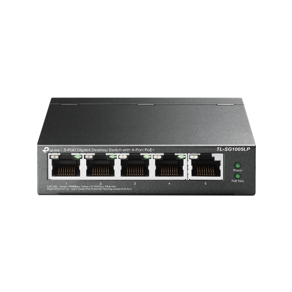 TP-LINK TL-SG1005LP 5 PORTS GIGABIT SWITCH WITH 4 PORTS POE+