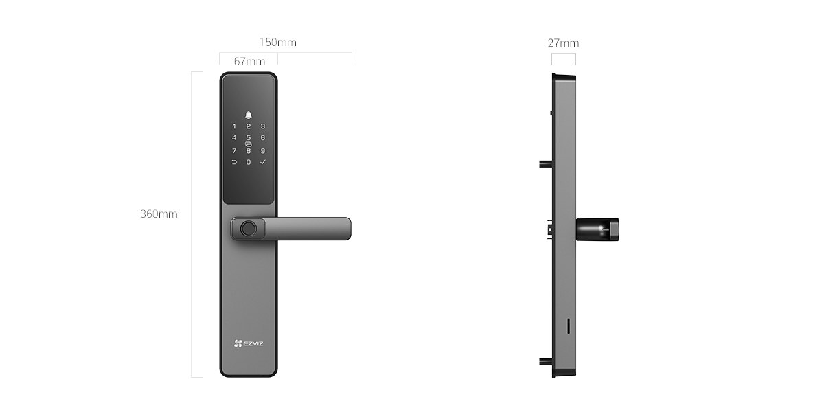 EZVIZ DL05 SMART FINGERPRINT LOCK