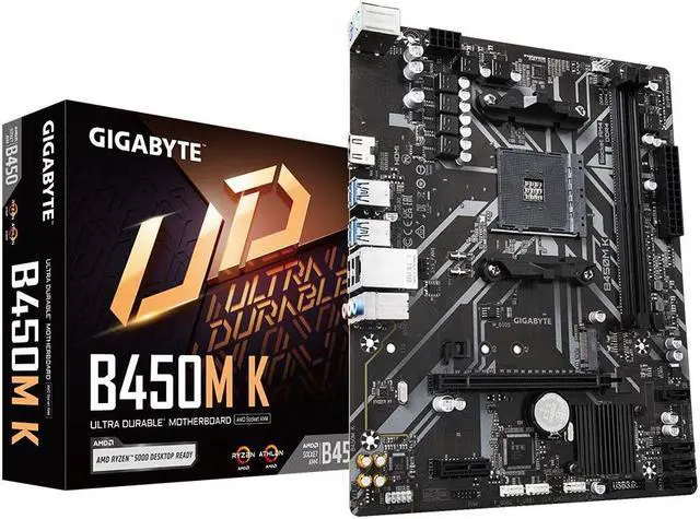 GIGABYTE B450M-K 2 DIMM MOTHERBOARD