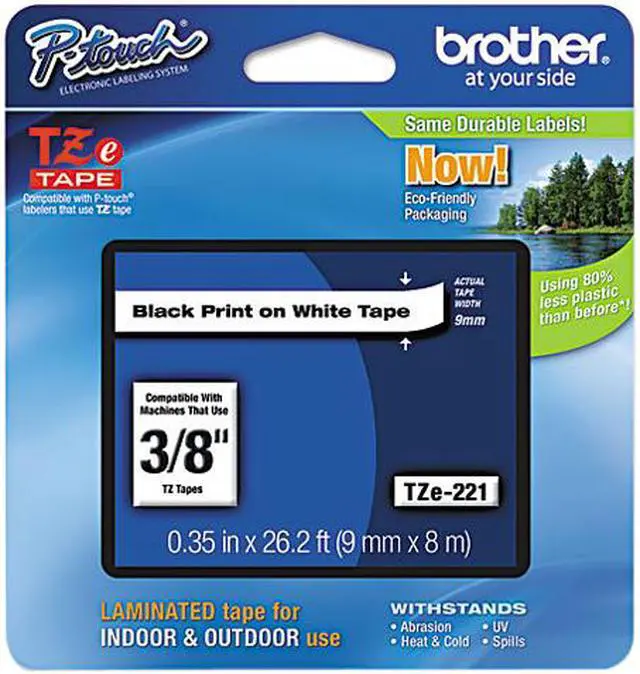 BROTHER TZE-221 PAPER LABELER TAPE