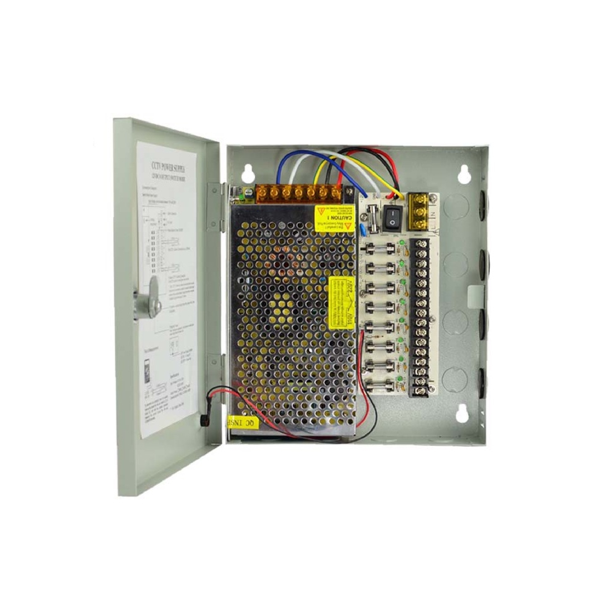 POWERLOGIC CENTRALIZE POWER SUPPLY 9CH 12V 10A