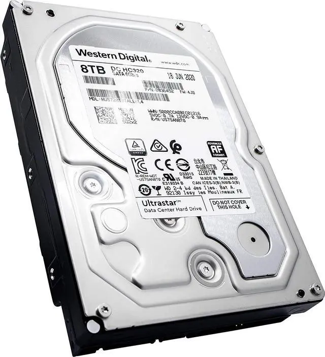 8TB WESTERN DIGITAL ULTRASTAR SURVEILLANCE HDD
